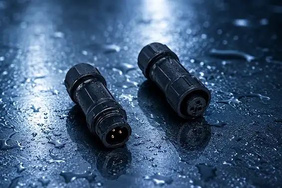 Durability and waterproof rating of QC12 quick-clip connectors